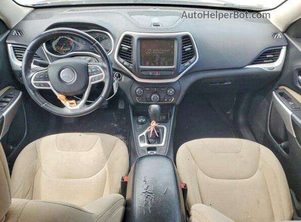 1C4PJMCB1HW621854 2017 JEEP CHEROKEE Бежевый Вид панели приборов