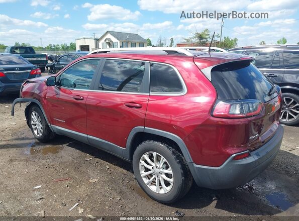 1C4PJMCB2KD469053 2019 JEEP CHEROKEE Burgundy Tył lewy