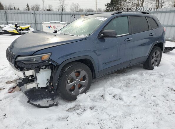 1C4PJMCB2MD149069 2021 JEEP CHEROKEE Blue Передня ліва чверть
