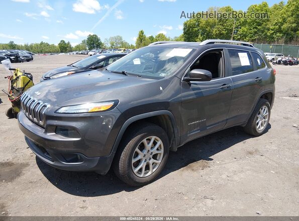 1C4PJMCB3HW632886 2017 JEEP CHEROKEE Серый Передняя левая четверть