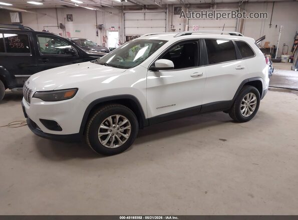 1C4PJMCB3KD459955 2019 JEEP CHEROKEE White Առջևի ձախ երեք քառորդ տեսարան