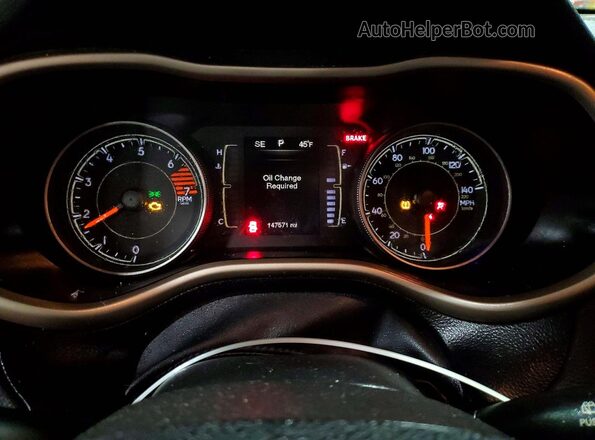1C4PJMCB4GW288984 2016 JEEP CHEROKEE Blue Vista del cuadro de instrumentos