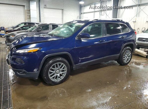 1C4PJMCB4GW288984 2016 JEEP CHEROKEE Blue Vista tres cuartos delantera izquierda