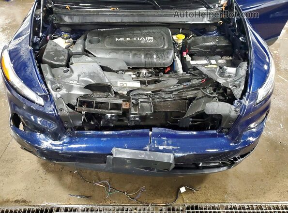 1C4PJMCB4GW288984 2016 JEEP CHEROKEE Blue Vista del compartimento del motor