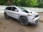 2016 Jeep Cherokee Latitude Серебряный vin: 1C4PJMCB5GW259879