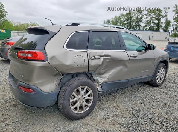 1C4PJMCB6JD608776 2018 JEEP CHEROKEE Желто-коричневый Задняя правая четверть