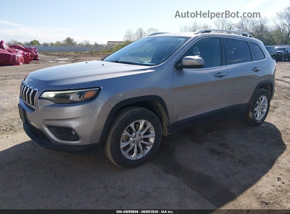 1C4PJMCB6KD429932 2019 JEEP CHEROKEE Серебряный Передняя левая четверть