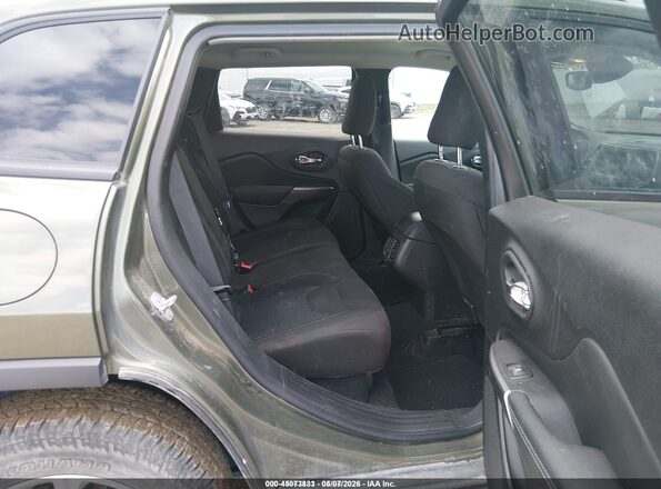 1C4PJMCB7MD242749 2021 JEEP CHEROKEE Зеленый Вид наклейки с VIN-кодом