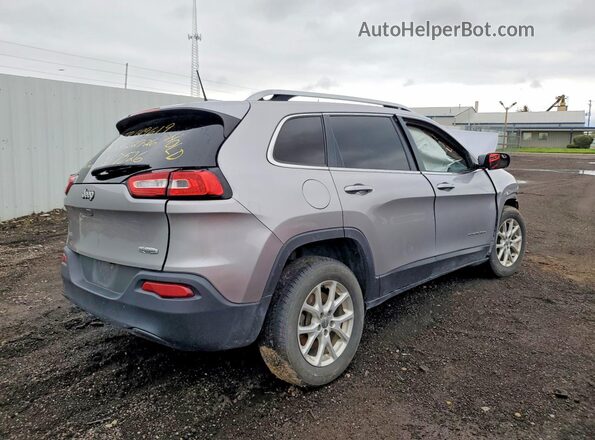 1C4PJMCB8HD217526 2017 JEEP CHEROKEE Серебряный Задняя правая четверть