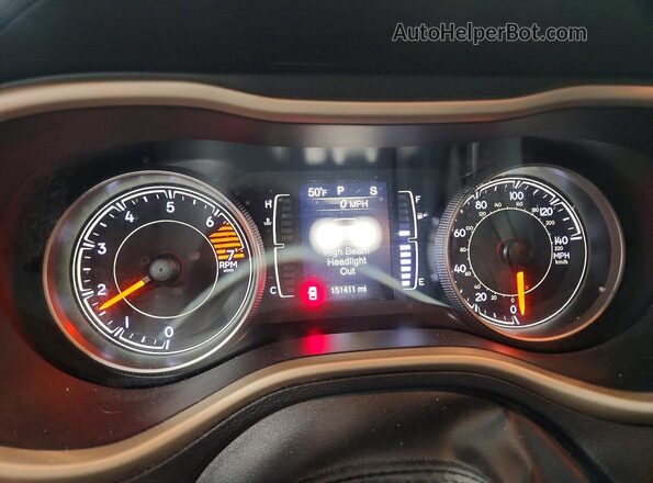 1C4PJMCB8JD547303 2018 JEEP CHEROKEE Черный Вид щитка приборов