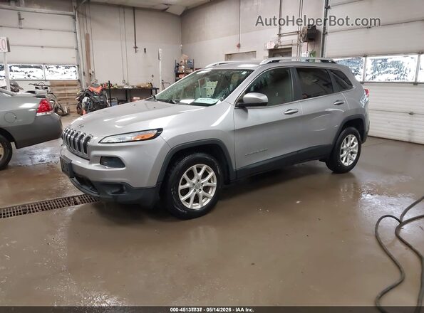 1C4PJMCB8JD559287 2018 JEEP CHEROKEE Gray წინა მარცხენა ხედი სამი მეოთხედიდან