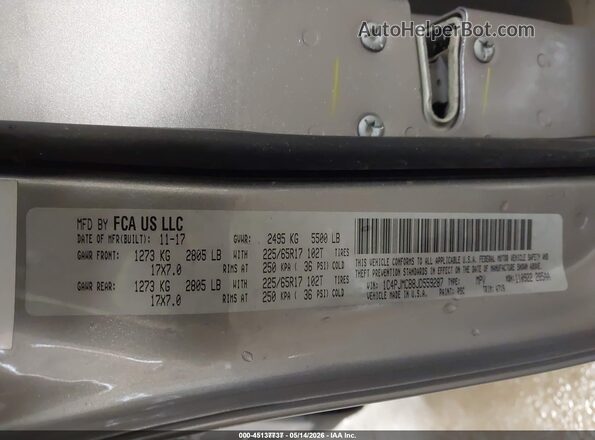 1C4PJMCB8JD559287 2018 JEEP CHEROKEE Gray ძრავის განყოფილების ხედი