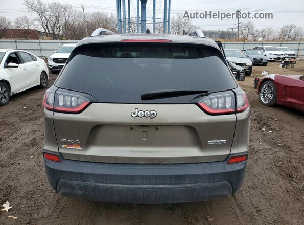 1C4PJMCB8LD541360 2020 JEEP CHEROKEE Желто-коричневый Вид сзади