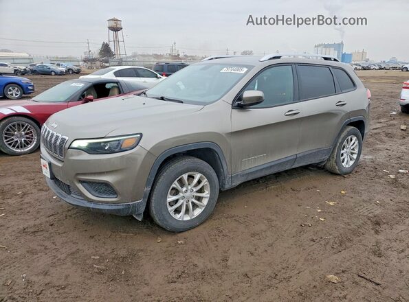1C4PJMCB8LD541360 2020 JEEP CHEROKEE Желто-коричневый Передняя левая четверть