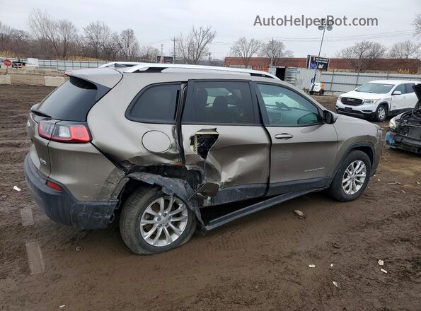 1C4PJMCB8LD541360 2020 JEEP CHEROKEE Желто-коричневый Задняя правая четверть