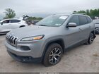 2016 Jeep Cherokee Latitude Серебряный vin: 1C4PJMCB9GW109208