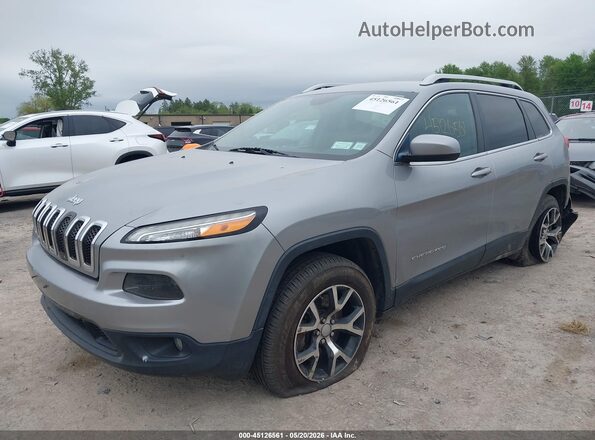 1C4PJMCB9GW109208 2016 JEEP CHEROKEE Серебряный Передняя левая четверть