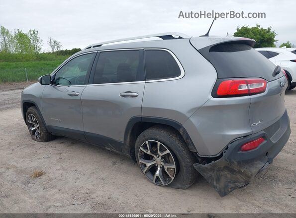1C4PJMCB9GW109208 2016 JEEP CHEROKEE Серебряный Задняя левая четверть