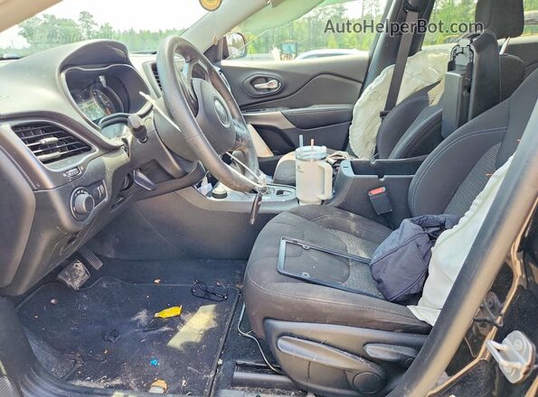 1C4PJMCBXLD555535 2020 JEEP CHEROKEE Черный Вид салона спереди