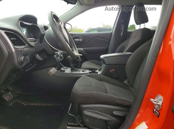 1C4PJMCBXMD165973 2021 JEEP CHEROKEE Orange Вид салону спереду