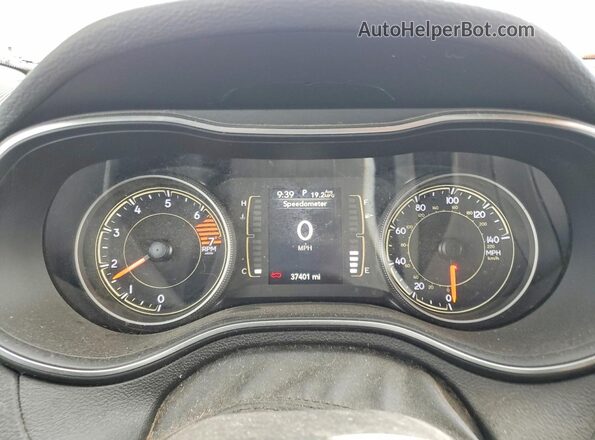 1C4PJMCBXMD165973 2021 JEEP CHEROKEE Orange Вид щитка приладів