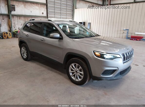 1C4PJMCBXMD242762 2021 JEEP CHEROKEE Серебряный Передняя правая четверть