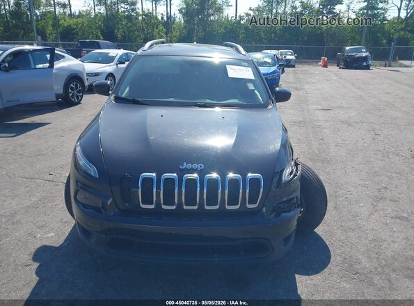 1C4PJMCS0GW142825 2016 JEEP CHEROKEE Черный Вид панели приборов