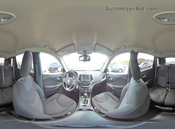 1C4PJMCS0HW609002 2017 JEEP CHEROKEE Silver Панорамний вид салону 360°