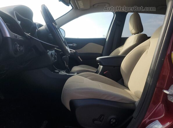 1C4PJMCS1GW263895 2016 JEEP CHEROKEE Maroon Vista interior delantera