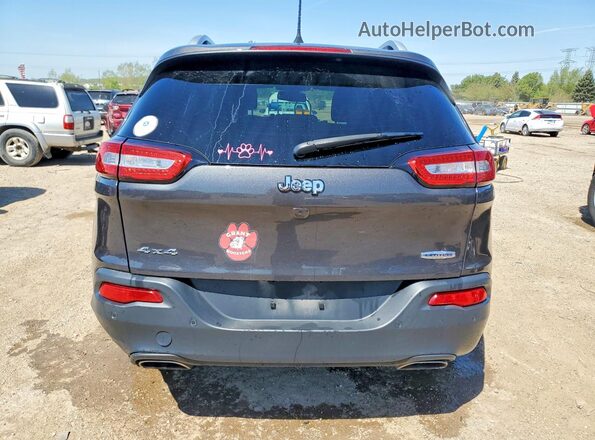 1C4PJMCS1HW601555 2017 JEEP CHEROKEE Gray Rear view