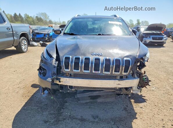 1C4PJMCS1HW601555 2017 JEEP CHEROKEE Gray Front view