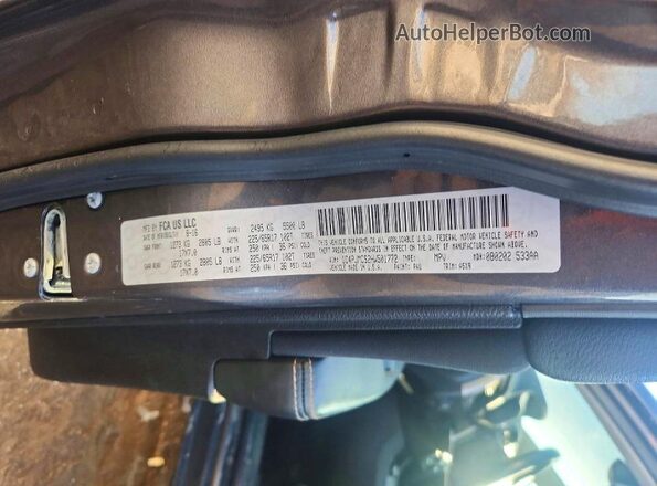 1C4PJMCS2HW501772 2017 JEEP CHEROKEE Black Widok naklejki z numerem VIN