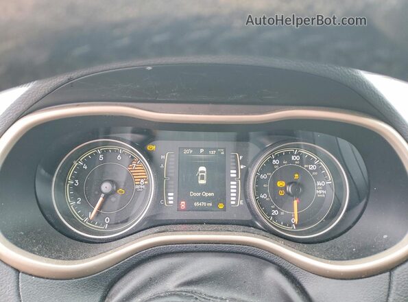 1C4PJMCS3GW294419 2016 JEEP CHEROKEE Black Instrument cluster view