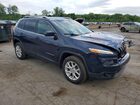 2016 Jeep Cherokee Latitude Синий vin: 1C4PJMCS6GW131926