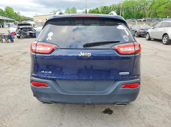 1C4PJMCS6GW131926 2016 JEEP CHEROKEE Синий Вид сзади
