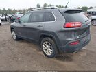 2017 Jeep Cherokee Latitude 4x4 Gray vin: 1C4PJMCS6HW556967