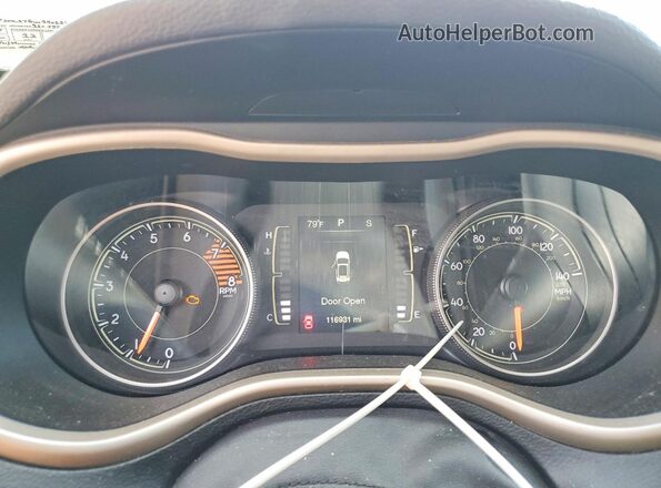 1C4PJMCS7GW140313 2016 JEEP CHEROKEE White ხელსაწყოთა პანელის ხედი