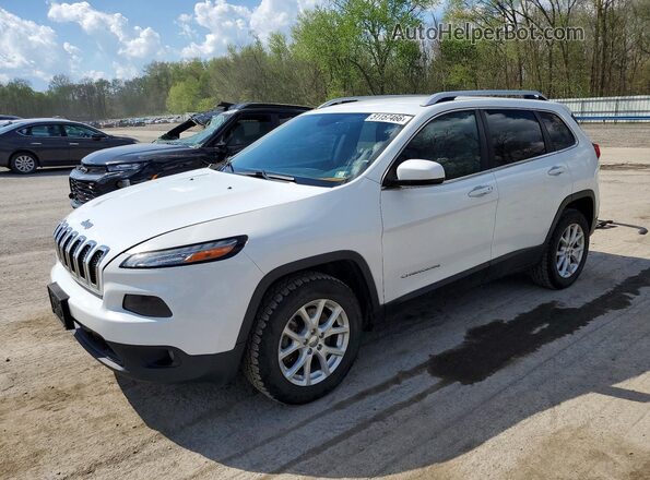 1C4PJMCS7GW140313 2016 JEEP CHEROKEE White წინა მარცხენა ხედი სამი მეოთხედიდან