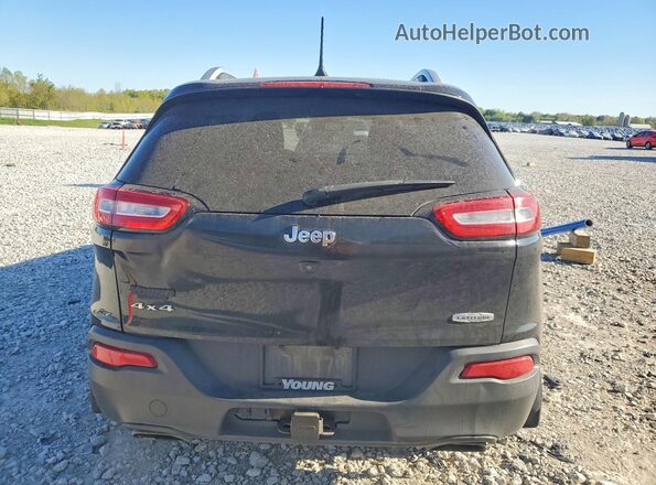 1C4PJMCS7HW563779 2017 JEEP CHEROKEE Черный Вид сзади