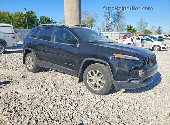 1C4PJMCS7HW563779 2017 JEEP CHEROKEE Черный Передняя правая четверть