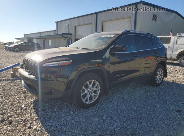 1C4PJMCS7HW563779 2017 JEEP CHEROKEE Черный Передняя левая четверть