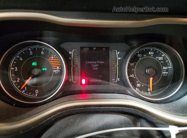 1C4PJMCS8GW102928 2016 JEEP CHEROKEE Серый Вид щитка приборов