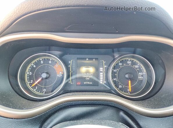 1C4PJMCS9GW253180 2016 JEEP CHEROKEE Серый Вид щитка приборов