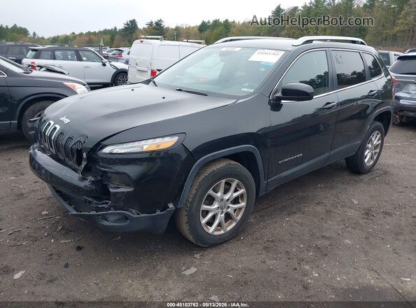 1C4PJMCS9GW259366 2016 JEEP CHEROKEE Black Vista tres cuartos delantera izquierda