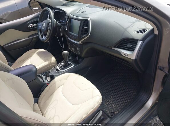 1C4PJMCS9GW321770 2016 JEEP CHEROKEE Серый Вид салона спереди