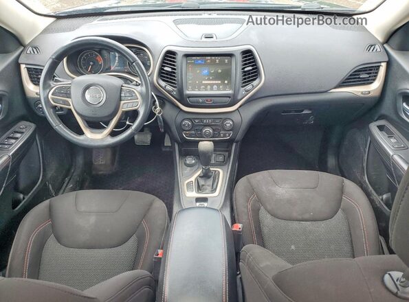 1C4PJMCSXHW578986 2017 JEEP CHEROKEE Black Dashboard view