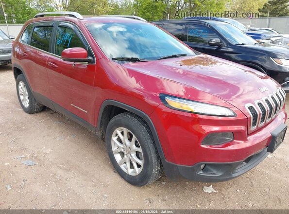 1C4PJMCSXHW636188 2017 JEEP CHEROKEE Red Передня права чверть