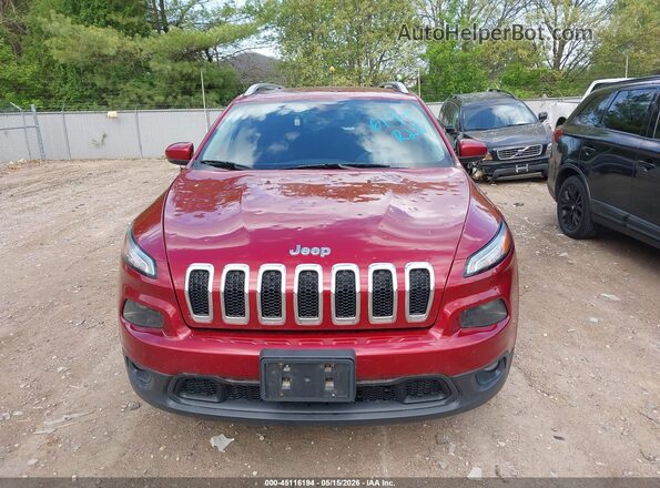 1C4PJMCSXHW636188 2017 JEEP CHEROKEE Red Вид щитка приладів