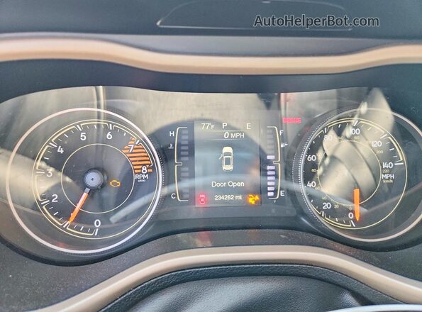 1C4PJMCX4JD501639 2018 JEEP CHEROKEE Белый Вид щитка приборов