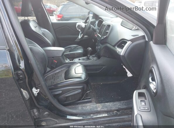 1C4PJMCX4ND542519 2022 JEEP CHEROKEE Черный Вид салона спереди